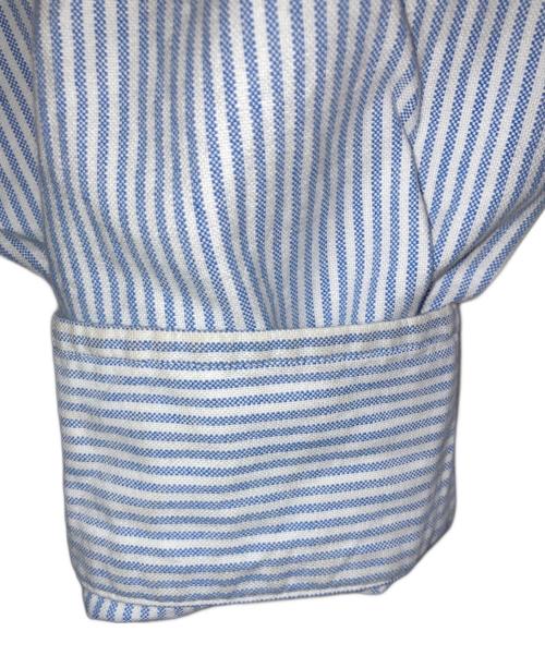 POLO RALPH LAUREN（ポロ・ラルフローレン）POLO RALPH LAUREN (ポロ・ラルフローレン) BIGBDPKPPHS-LONG SLEEVE-SPORT SHIRT OXFORD ブルー×ホワイト サイズ:Lの古着・服飾アイテム