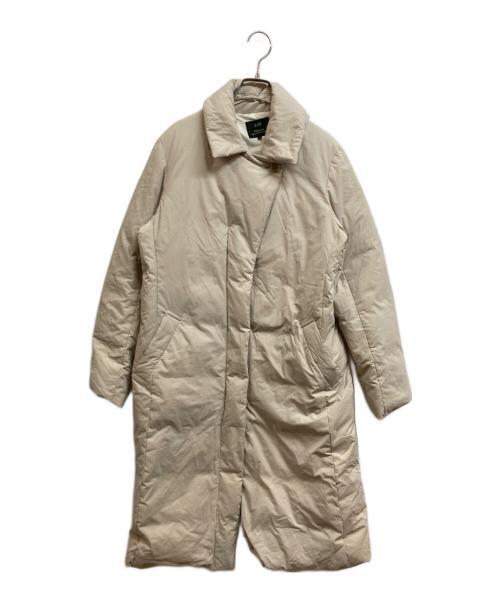 23区（ニジュウサンク）23区 (ニジュウサンク) マットタフタダウンチェスターコート アイボリー サイズ:40の古着・服飾アイテム