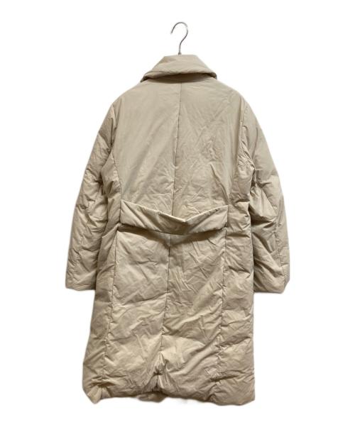 23区（ニジュウサンク）23区 (ニジュウサンク) マットタフタダウンチェスターコート アイボリー サイズ:40の古着・服飾アイテム