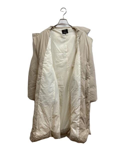 23区（ニジュウサンク）23区 (ニジュウサンク) マットタフタダウンチェスターコート アイボリー サイズ:40の古着・服飾アイテム