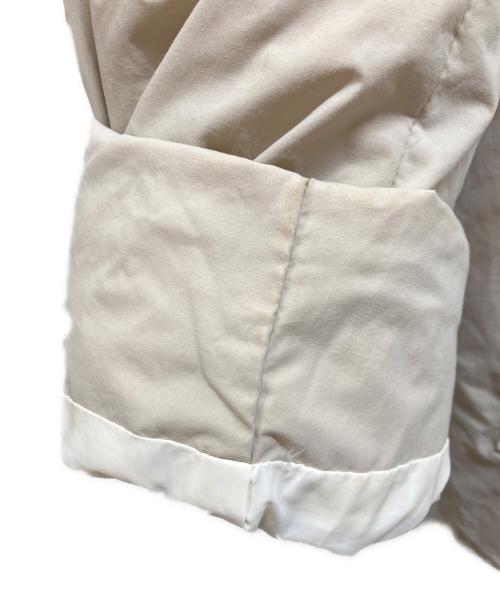 23区（ニジュウサンク）23区 (ニジュウサンク) マットタフタダウンチェスターコート アイボリー サイズ:40の古着・服飾アイテム