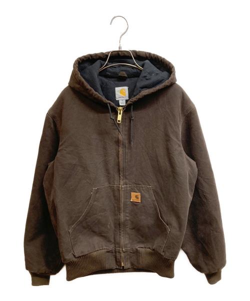 CarHartt（カーハート）CarHartt (カーハート) DUCK ACTIVE HOOD JACKET ブラウン サイズ:Sの古着・服飾アイテム