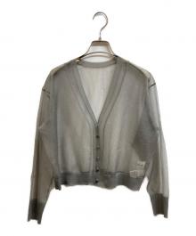 l’heritage martinique（レリタージュ マルティニーク）の古着「シアーナイロンポリエステルカーディガン」｜グレー