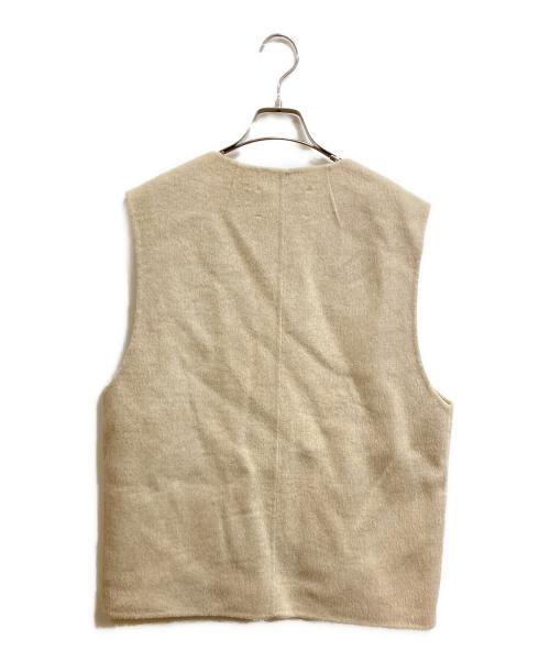TODAYFUL（トゥデイフル）TODAYFUL (トゥデイフル) Keyneck Wool Vest ベージュ サイズ:Freeの古着・服飾アイテム