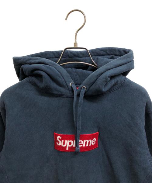 SUPREME（シュプリーム）Supreme (シュプリーム) ボックスロゴパーカー ネイビー サイズ:SMALLの古着・服飾アイテム