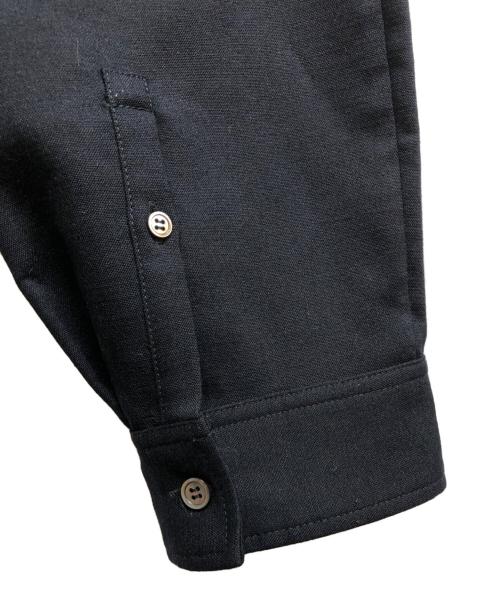 MAISON SPECIAL（メゾンスペシャル）MAISON SPECIAL (メゾンスペシャル) Hand Stitch With Tie Short Length Shirt ブラック サイズ:FREEの古着・服飾アイテム