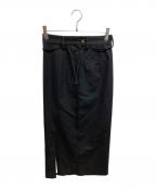 MAISON SPECIALメゾンスペシャル）の古着「Maxi Tight Skirt」｜ブラック