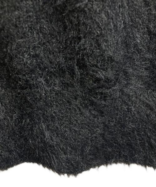 MAISON SPECIAL（メゾンスペシャル）MAISON SPECIAL (メゾンスペシャル) Shaggy Yarn Logo Knit ブラック サイズ:Freeの古着・服飾アイテム