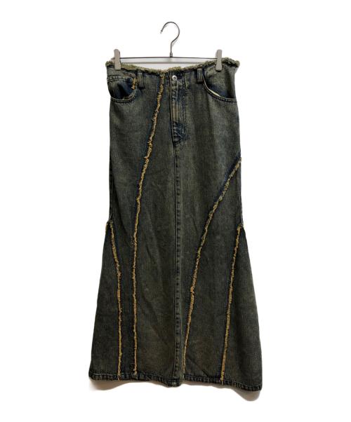 MAISON SPECIAL（メゾンスペシャル）MAISON SPECIAL (メゾンスペシャル) Cellulose Denim Maxi Skirt インディゴ サイズ:38の古着・服飾アイテム
