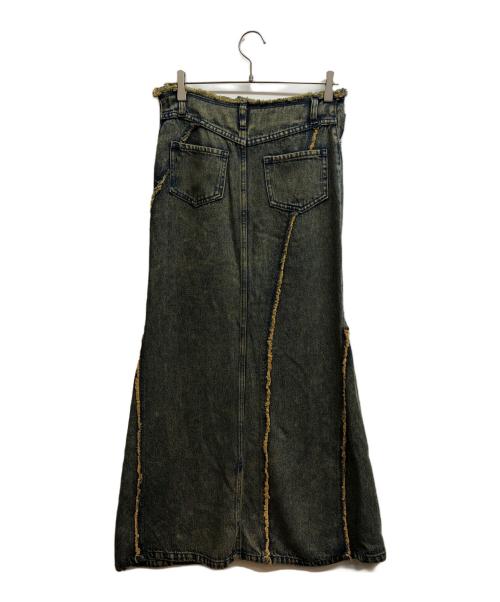 MAISON SPECIAL（メゾンスペシャル）MAISON SPECIAL (メゾンスペシャル) Cellulose Denim Maxi Skirt インディゴ サイズ:38の古着・服飾アイテム