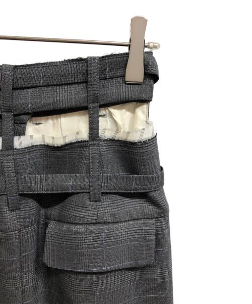 PRANK PROJECT（プランクプロジェクト）PRANK PROJECT (プランクプロジェクト) Front Pleats Skirt グレー サイズ:38の古着・服飾アイテム