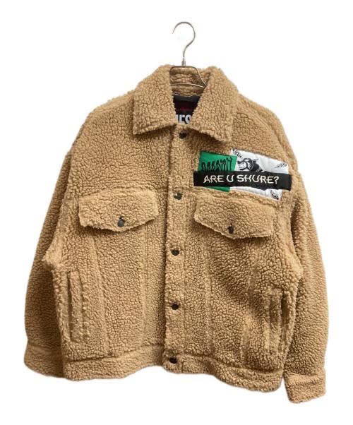 DIESEL（ディーゼル）DIESEL (ディーゼル) ボアジャケット ベージュ サイズ:Mの古着・服飾アイテム