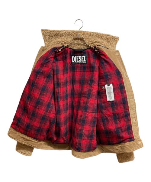 DIESEL（ディーゼル）DIESEL (ディーゼル) ボアジャケット ベージュ サイズ:Mの古着・服飾アイテム