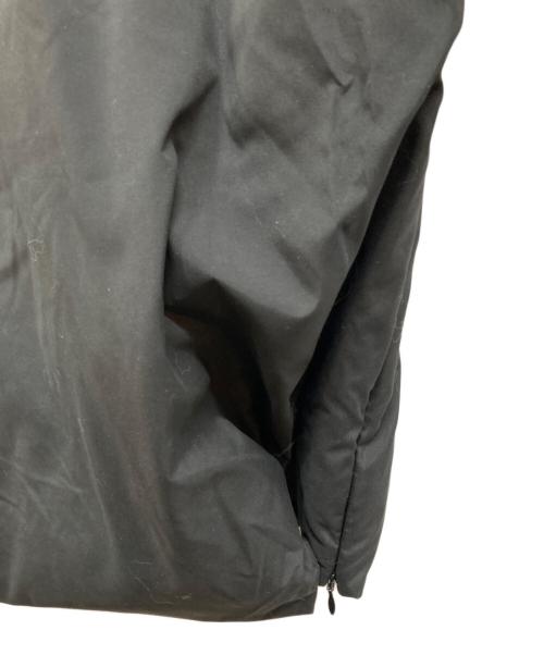 miffew（ミフュー）miffew (ミフュー) マイクロファイバーノーカラーオーバーダウンジャケット ブラック サイズ:2の古着・服飾アイテム