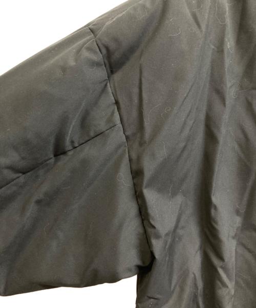 miffew（ミフュー）miffew (ミフュー) マイクロファイバーノーカラーオーバーダウンジャケット ブラック サイズ:2の古着・服飾アイテム