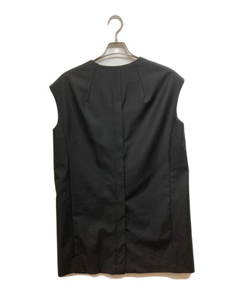 LE PHIL（ル フィル）LE PHIL (ル フィル) サマーウールジレ ブラック サイズ:FREEの古着・服飾アイテム