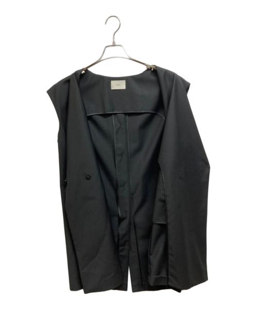 LE PHIL（ル フィル）LE PHIL (ル フィル) サマーウールジレ ブラック サイズ:FREEの古着・服飾アイテム