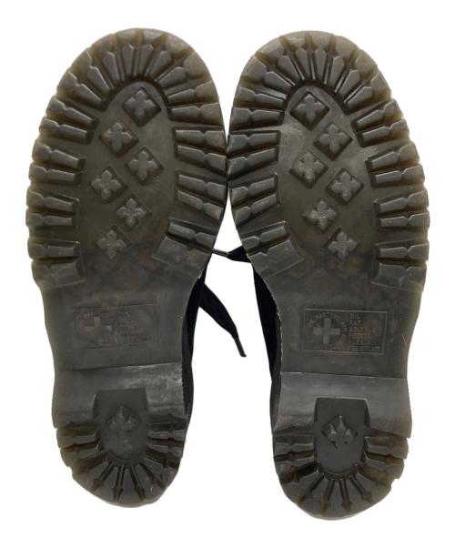 Dr.Martens（ドクターマーチン）Dr.Martens (ドクターマーチン) HOLLY 厚底2ホールベロアシューズ ブラック サイズ:UK4の古着・服飾アイテム