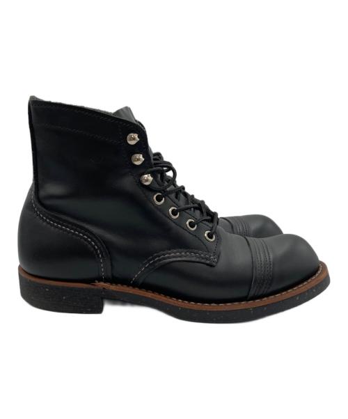 RED WING（レッドウィング）RED WING (レッドウィング) IRON RANGER (アイアンレンジャー) ブラック サイズ:UK5の古着・服飾アイテム