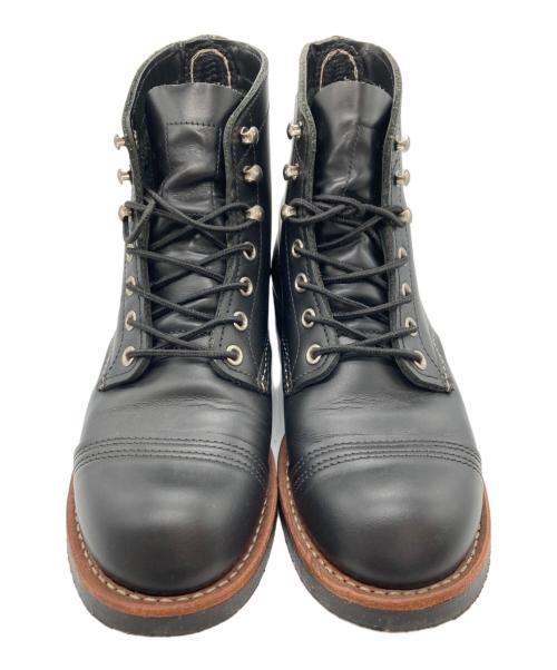 RED WING（レッドウィング）RED WING (レッドウィング) IRON RANGER (アイアンレンジャー) ブラック サイズ:UK5の古着・服飾アイテム