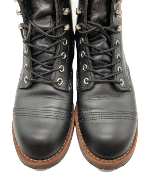 RED WING（レッドウィング）RED WING (レッドウィング) IRON RANGER (アイアンレンジャー) ブラック サイズ:UK5の古着・服飾アイテム