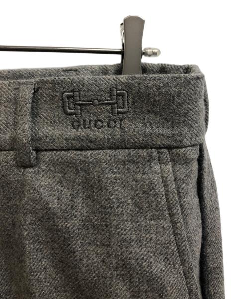 GUCCI（グッチ）GUCCI (グッチ) Light Cashmere Tailored Pant グレー サイズ:48の古着・服飾アイテム