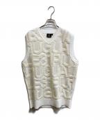 1piu1uguale3 GOLFウノ ピゥ ウノ ウグァーレ トレ ゴルフ）の古着「ニットベスト」｜アイボリー