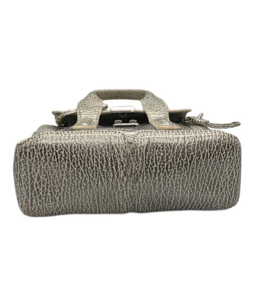 3.1 phillip lim（スリーワンフィリップリム）3.1 phillip lim (スリーワンフィリップリム) Pashli Mini Leather Bag グレーの古着・服飾アイテム