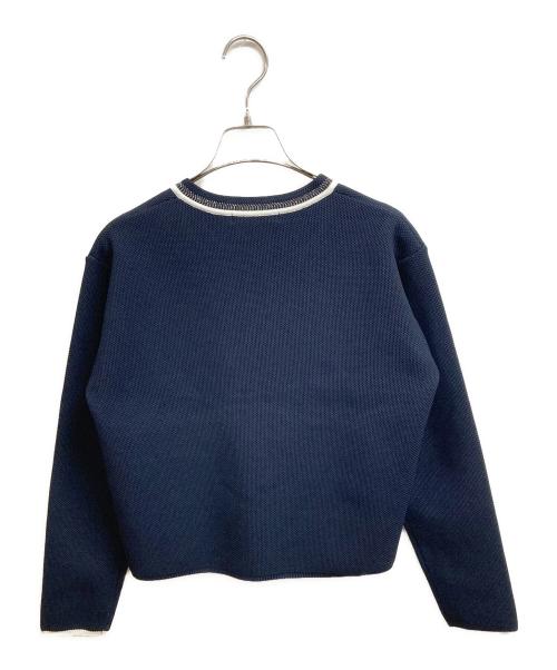 Pinky & Dianne（ピンキーアンドダイアン）Pinky & Dianne (ピンキーアンドダイアン) クルーネックカーディガン ネイビー サイズ:38 未使用品の古着・服飾アイテム