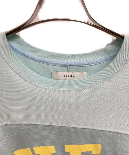 jieda（ジエダ）jieda (ジエダ) FOOTBALL PLATING OVERSIZED T-SHIRT ブルー サイズ:2の古着・服飾アイテム