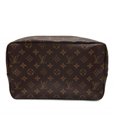ルイヴィトン トゥルース トワレット　化粧ポーチ　小物入れ　モノグラム　ブラウン 中古・古着通販】LOUIS VUITTON (ルイ ヴィトン) コスメポーチ