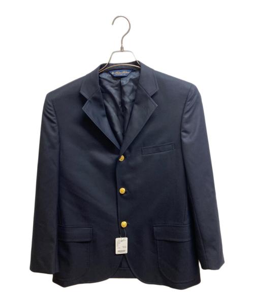 BROOKS BROTHERS（ブルックスブラザーズ）BROOKS BROTHERS (ブルックスブラザーズ) ミラクルクリンプウール段返り３釦ブレザー ネイビー サイズ:40STH　SLIM FIT 未使用品の古着・服飾アイテム
