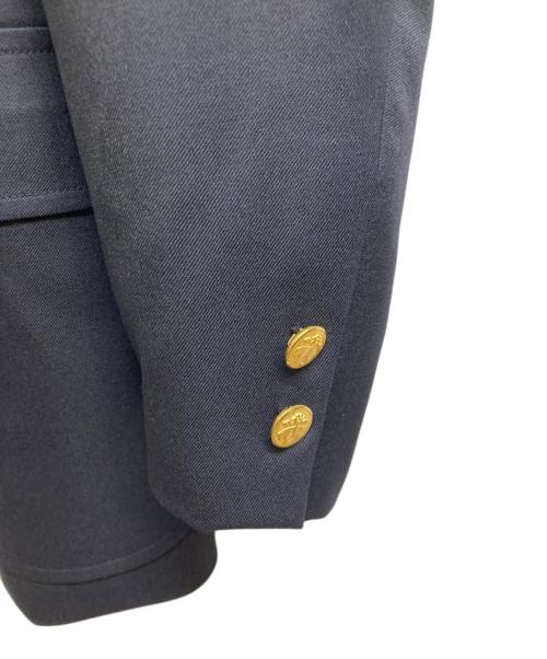 BROOKS BROTHERS（ブルックスブラザーズ）BROOKS BROTHERS (ブルックスブラザーズ) ミラクルクリンプウール段返り３釦ブレザー ネイビー サイズ:40STH　SLIM FIT 未使用品の古着・服飾アイテム