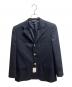 BROOKS BROTHERS（ブルックスブラザーズ）の古着「ミラクルクリンプウール段返り３釦ブレザー」｜ネイビー