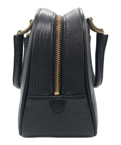 TOFF&LOADSTONE（トフアンドロードストーン）TOFF&LOADSTONE (トフアンドロードストーン) ミニヨン リザード 2WAYショルダーバッグ ブラックの古着・服飾アイテム