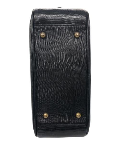 TOFF&LOADSTONE（トフアンドロードストーン）TOFF&LOADSTONE (トフアンドロードストーン) ミニヨン リザード 2WAYショルダーバッグ ブラックの古着・服飾アイテム