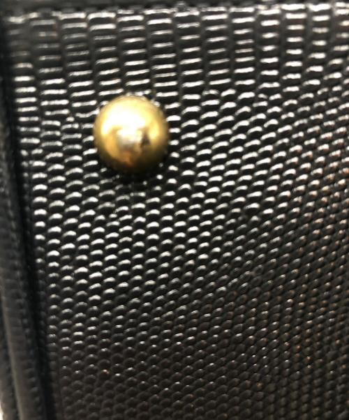 TOFF&LOADSTONE（トフアンドロードストーン）TOFF&LOADSTONE (トフアンドロードストーン) ミニヨン リザード 2WAYショルダーバッグ ブラックの古着・服飾アイテム