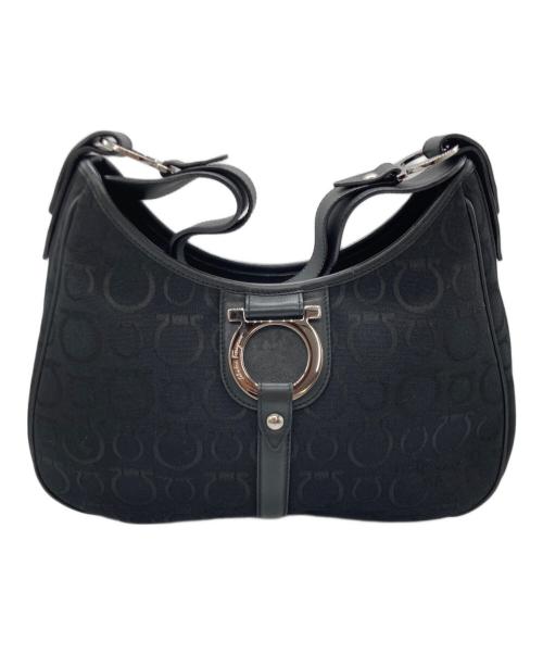 Salvatore Ferragamo（サルヴァトーレ フェラガモ）Salvatore Ferragamo (サルヴァトーレ フェラガモ) ワンショルダーバッグ ブラックの古着・服飾アイテム