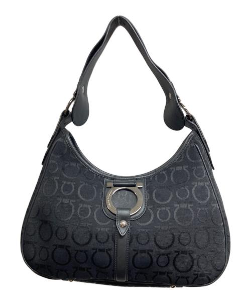 Salvatore Ferragamo（サルヴァトーレ フェラガモ）Salvatore Ferragamo (サルヴァトーレ フェラガモ) ワンショルダーバッグ ブラックの古着・服飾アイテム