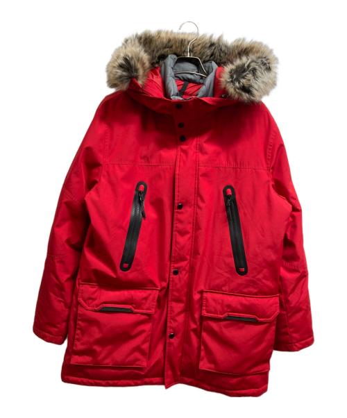 MICHAEL KORS（マイケル・コース）MICHAEL KORS (マイケルコース) Outer Hood down Jacket レッド サイズ:Lの古着・服飾アイテム