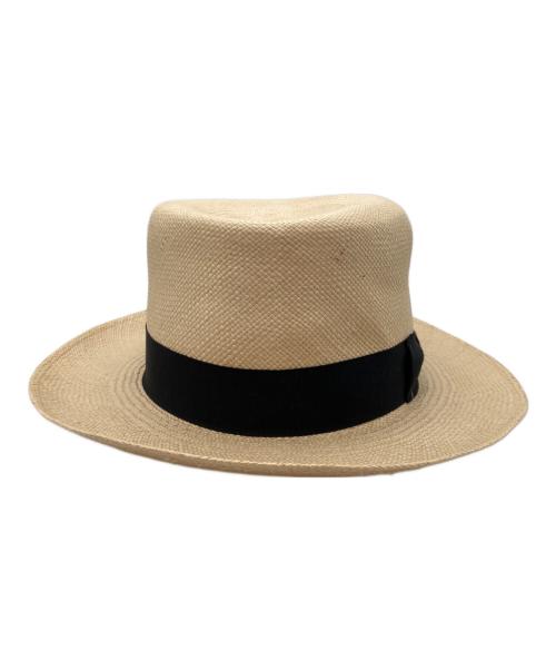 FRANKLIN TAILORED（フランクリンテーラード）FRANKLIN TAILORED (フランクリンテーラード) パナマハット ベージュ サイズ:57の古着・服飾アイテム