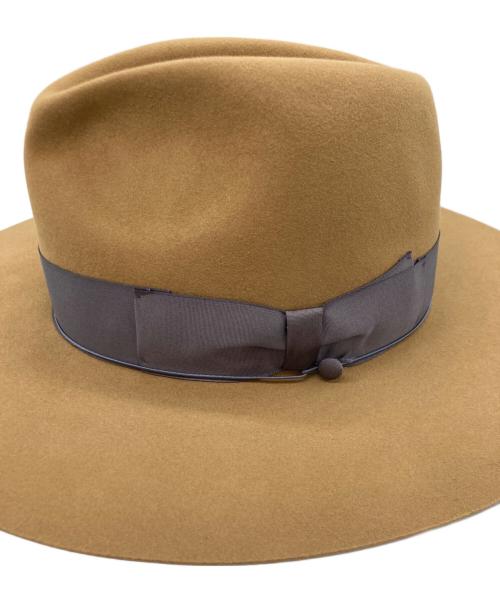 FRANKLIN TAILORED（フランクリンテーラード）FRANKLIN TAILORED (フランクリンテーラード) ビーヴァーハット ブラウン サイズ:57の古着・服飾アイテム