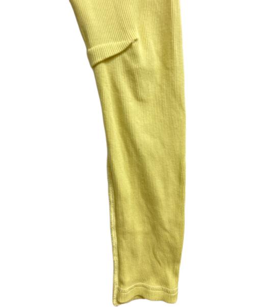 Maison MIHARA YASUHIRO（メゾン ミハラ ヤスヒロ）Maison MIHARA YASUHIRO (メゾン ミハラ ヤスヒロ) Tucked LS Tee イエロー サイズ:38の古着・服飾アイテム