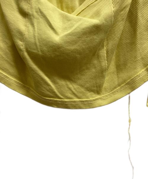 Maison MIHARA YASUHIRO（メゾン ミハラ ヤスヒロ）Maison MIHARA YASUHIRO (メゾン ミハラ ヤスヒロ) Tucked LS Tee イエロー サイズ:38の古着・服飾アイテム
