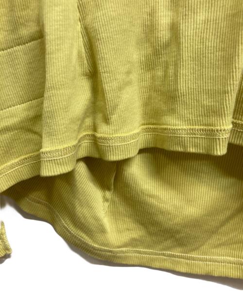 Maison MIHARA YASUHIRO（メゾン ミハラ ヤスヒロ）Maison MIHARA YASUHIRO (メゾン ミハラ ヤスヒロ) Tucked LS Tee イエロー サイズ:38の古着・服飾アイテム