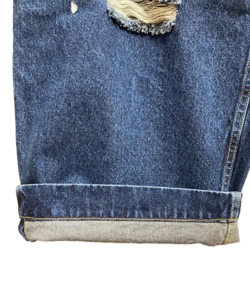 SUBLATIONS（サブレーションズ）SUBLATIONS (サブレーションズ) WIDE SEAM DENIM BAGGY PANTS.13 ブルー サイズ:2の古着・服飾アイテム