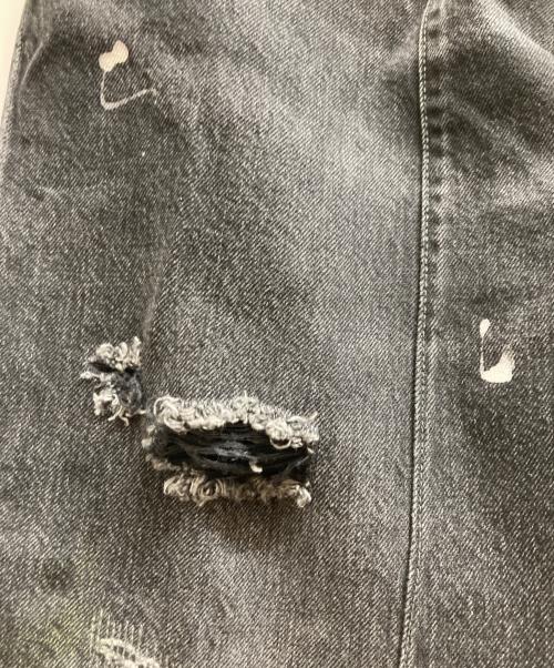 SUBLATIONS（サブレーションズ）SUBLATIONS (サブレーションズ) WIDE SEAM DENIM BAGGY PANTS.13 ブラック サイズ:2の古着・服飾アイテム