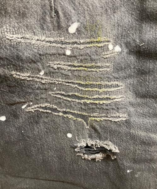 SUBLATIONS（サブレーションズ）SUBLATIONS (サブレーションズ) WIDE SEAM DENIM BAGGY PANTS.13 ブラック サイズ:2の古着・服飾アイテム