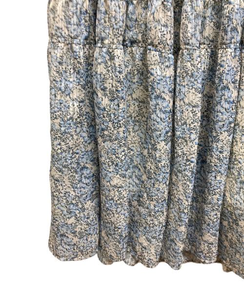 FRAY ID（フレイ アイディー）FRAY ID (フレイ アイディー) 2wayサテンストライププリントワンピース ブルー サイズ:00 未使用品の古着・服飾アイテム