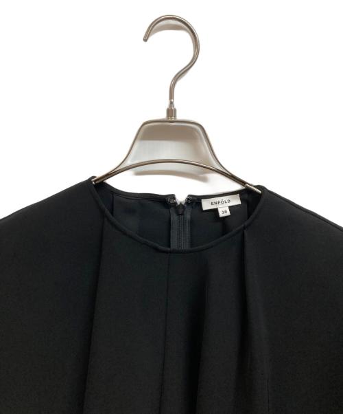 ENFOLD（エンフォルド）ENFOLD (エンフォルド) ノースリーブブラウス ブラック サイズ:38の古着・服飾アイテム